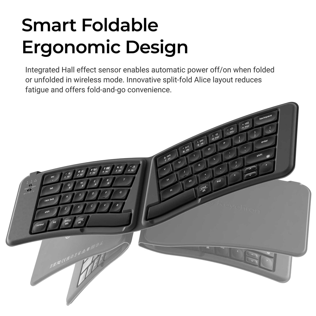 Keychron B11 Pro Ultra-Slim Wireless Foldable Keyboard