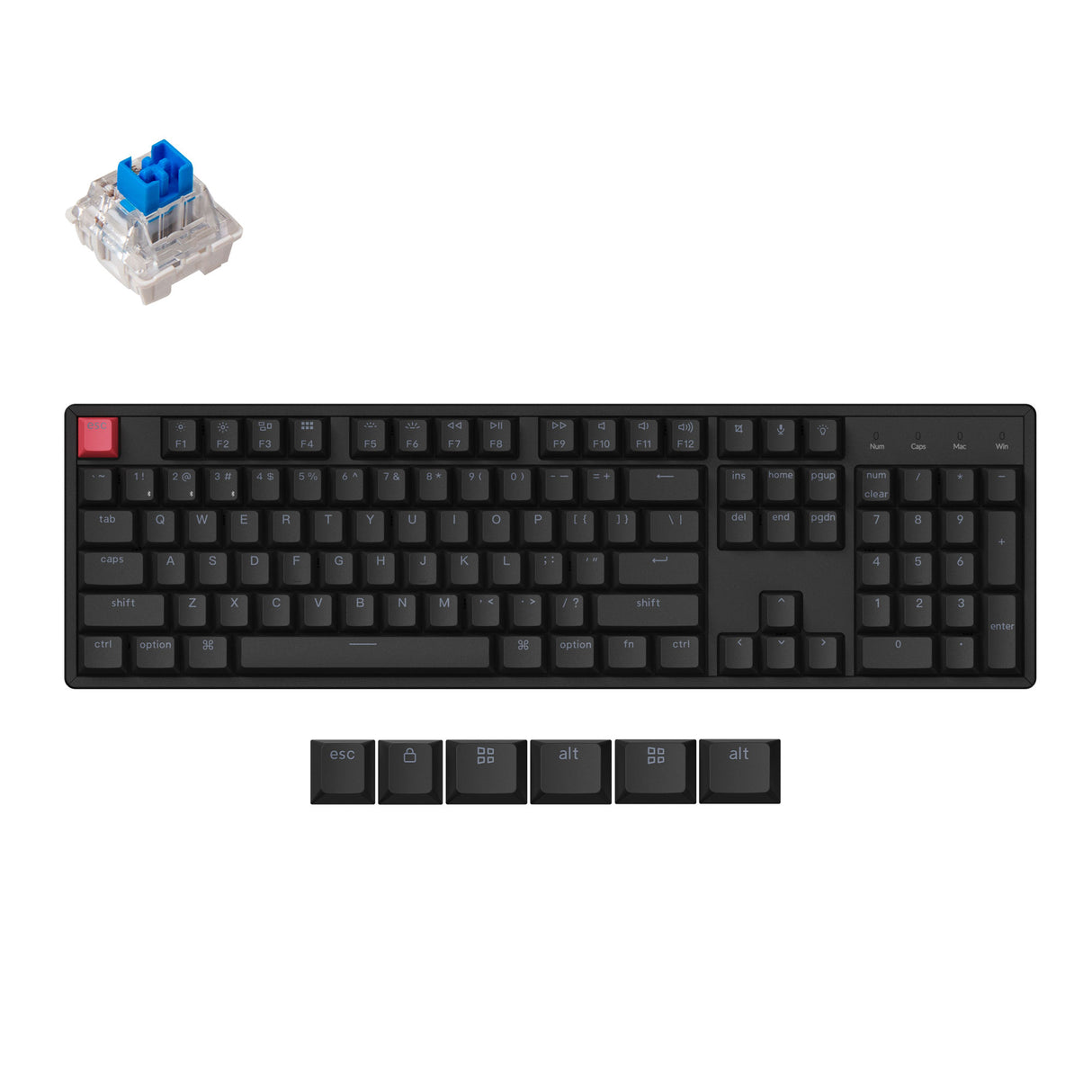 Keychron K10 QMK Wireless Mechanical Keyboard (Version 2)