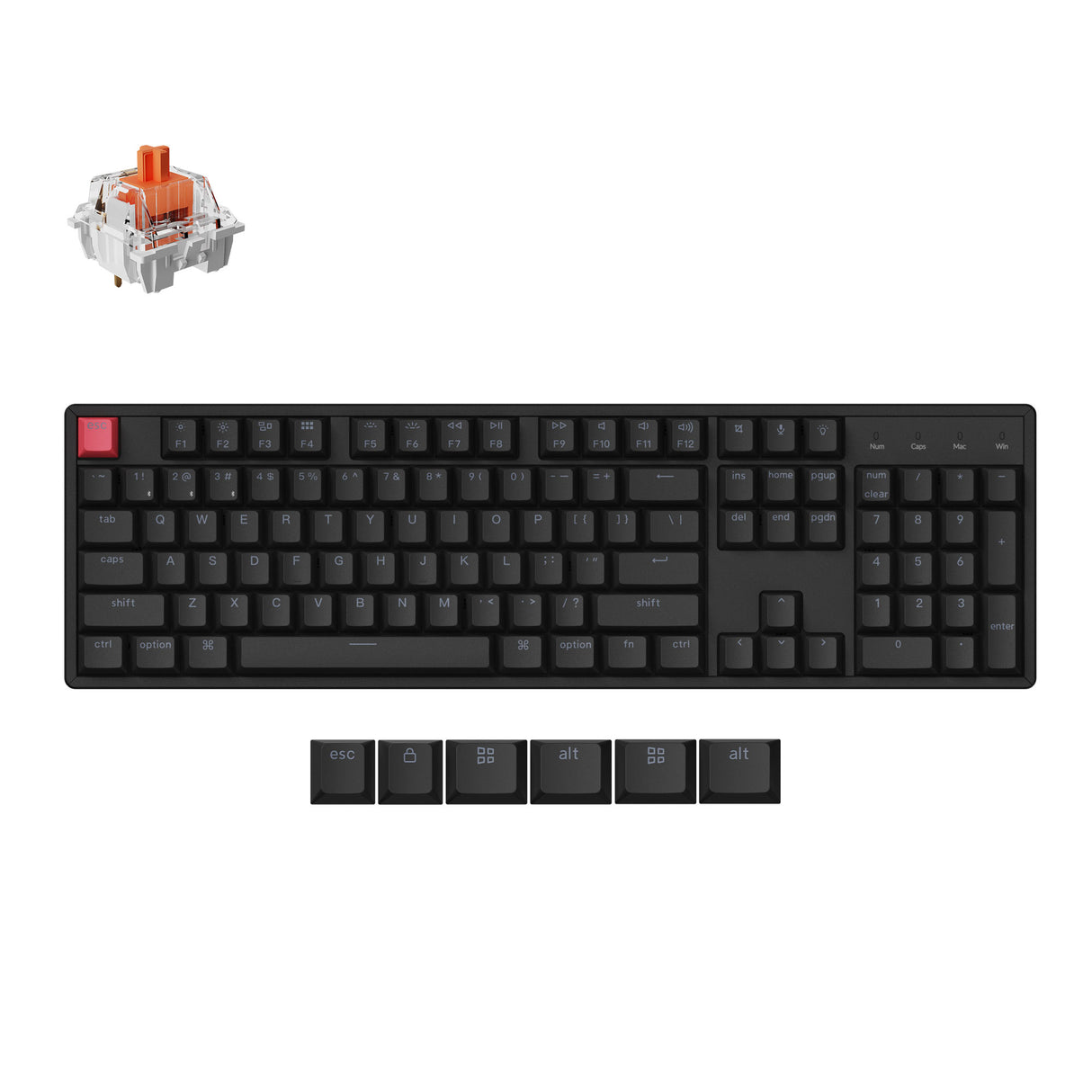 Keychron K10 QMK Wireless Mechanical Keyboard (Version 2)