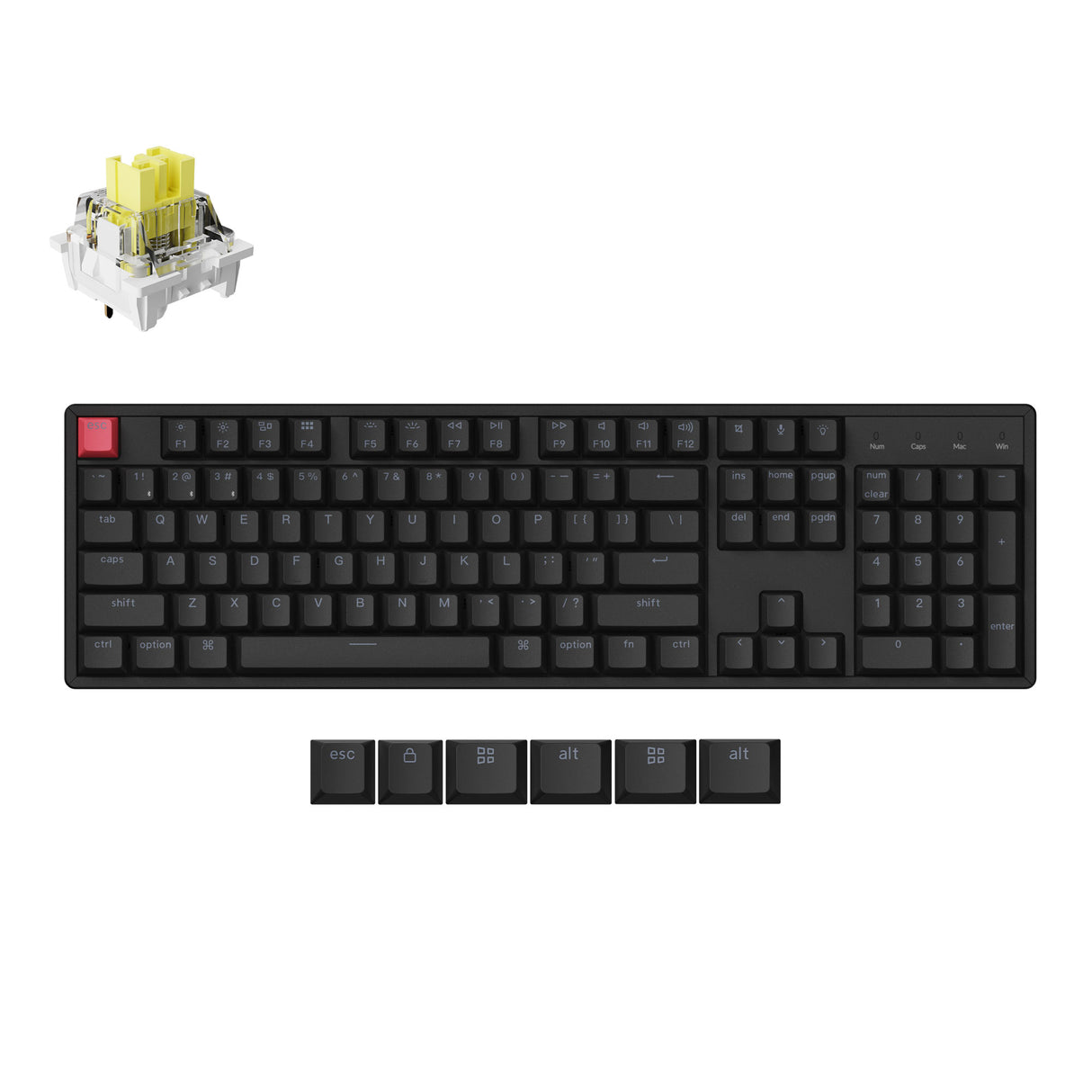 Keychron K10 QMK Wireless Mechanical Keyboard (Version 2)