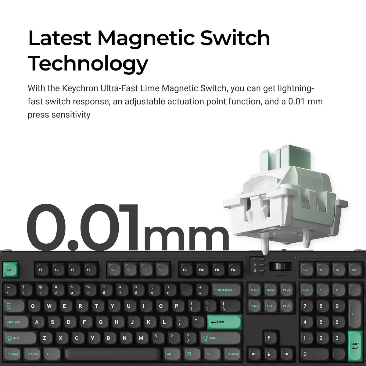 Keychron J15 HE Wireless Custom Magnetic Keyboard