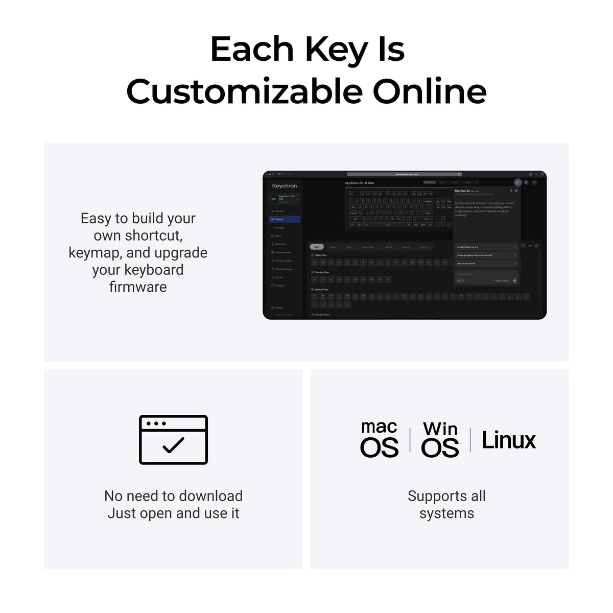 Keychron J15 HE Wireless Custom Magnetic Keyboard