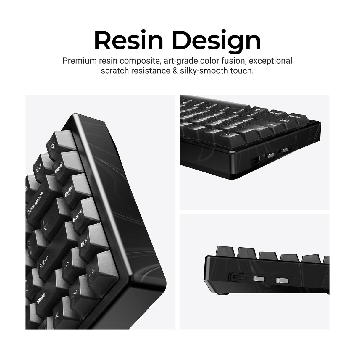 Keychron K2 HE Wireless Magnetic Switch Custom Keyboard - Resin Edition