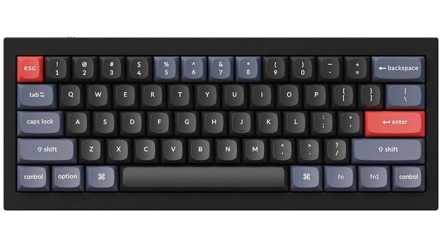 Keychron Q4 QMK VIA custom mechanical keyboard 60 percent layout full aluminum black frame for Mac Windows iOS RGB backlight with hot swappable Gateron G Pro switch
