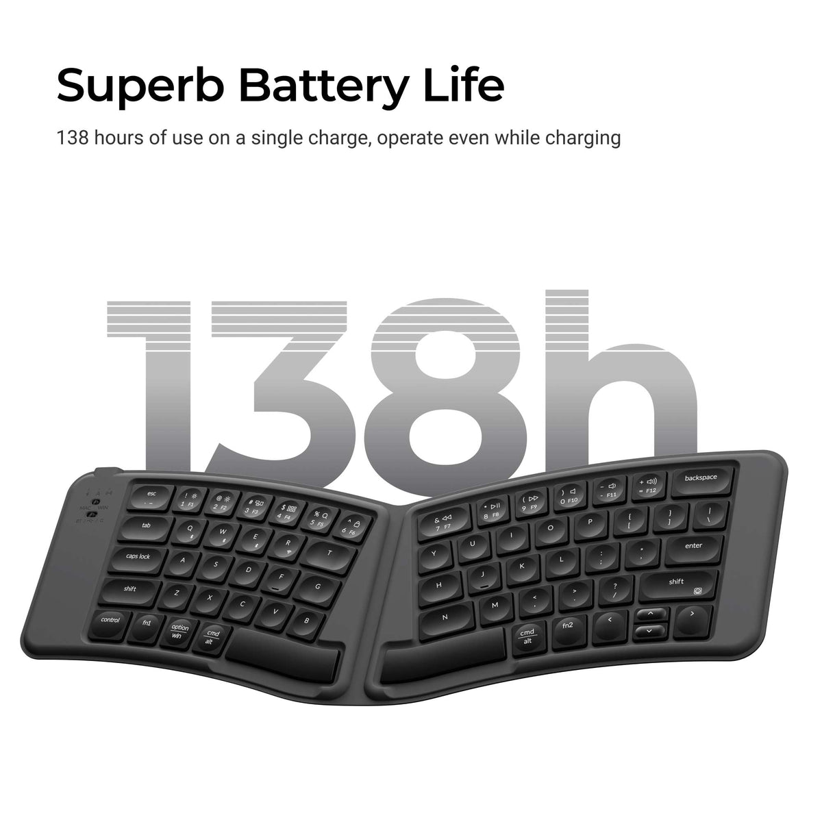 Keychron B11 Pro Ultra-Slim Wireless Foldable Keyboard