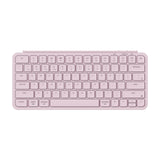 Keychron B1 Pro Ultra Slim Wireless Keyboards 75 Percent Layout for Mac Windows and Android Blossom Pink