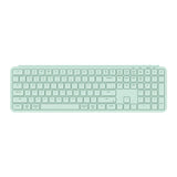 Keychron B6 Pro Ultra Slim Wireless Keyboard full size Layout for Mac Windows Linux Mint Green