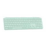 Keychron B6 Pro Ultra Slim Wireless Keyboard full size Layout for Mac Windows Linux Mint Green