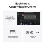 Keychron K2 HE Wireless Magnetic Switch Custom Keyboard - Resin Edition