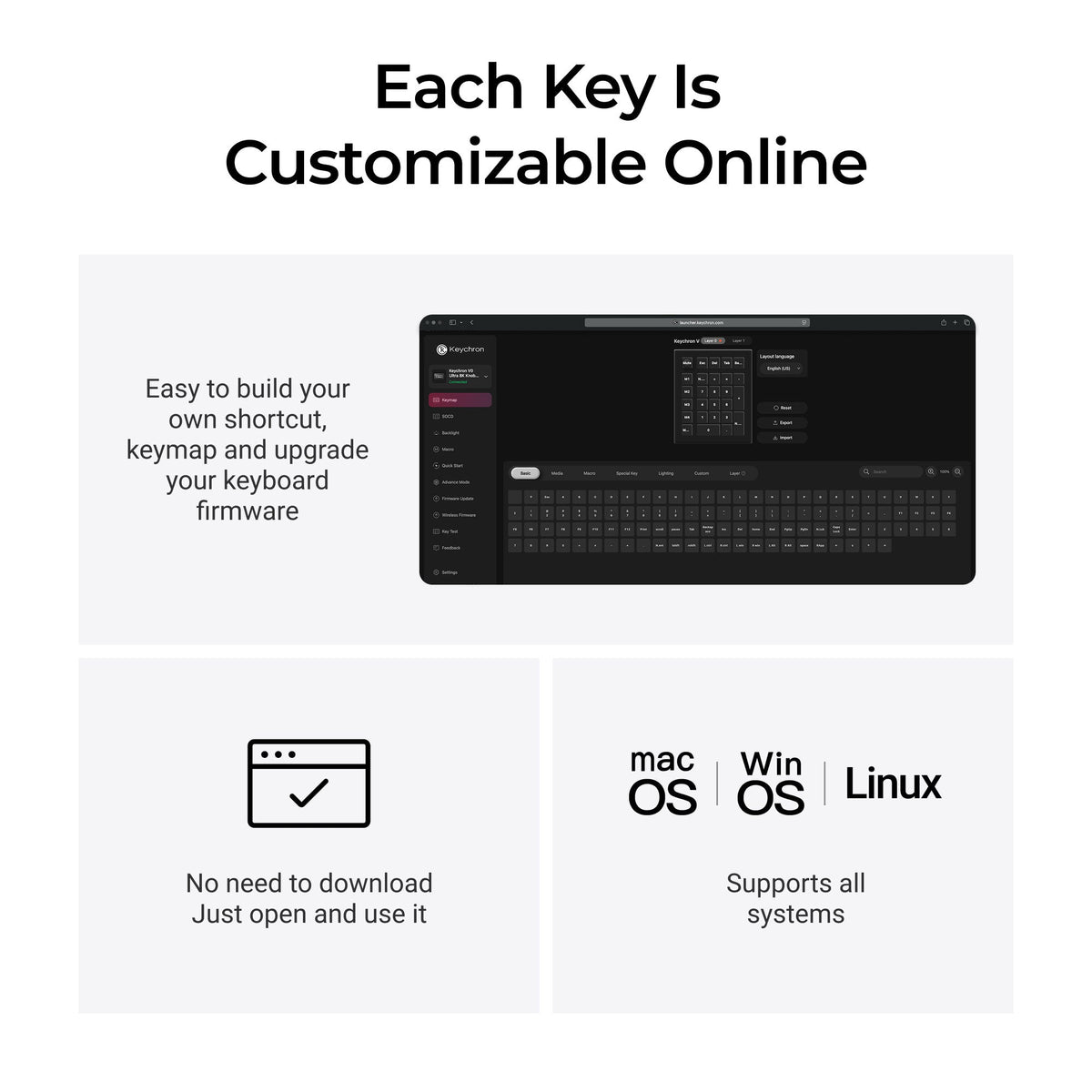 Keychron V0 Ultra 8K Wireless Custom Number Pad