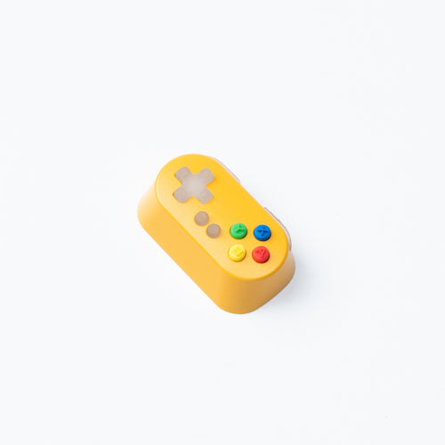 Gamepad Controller Capslock Aluminum Alloy Artisan Keycap-Yellow