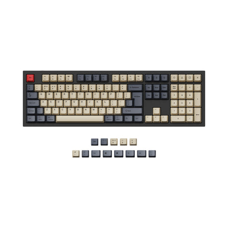 ISO ANSI Layout OEM Dye Sub PBT Keycap Set Carbon Color For Q3 Q4 Q6 and K8 Keyboard