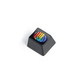 Keychron Colorful Great Wave Zinc Alloy Artisan Keycap-Black