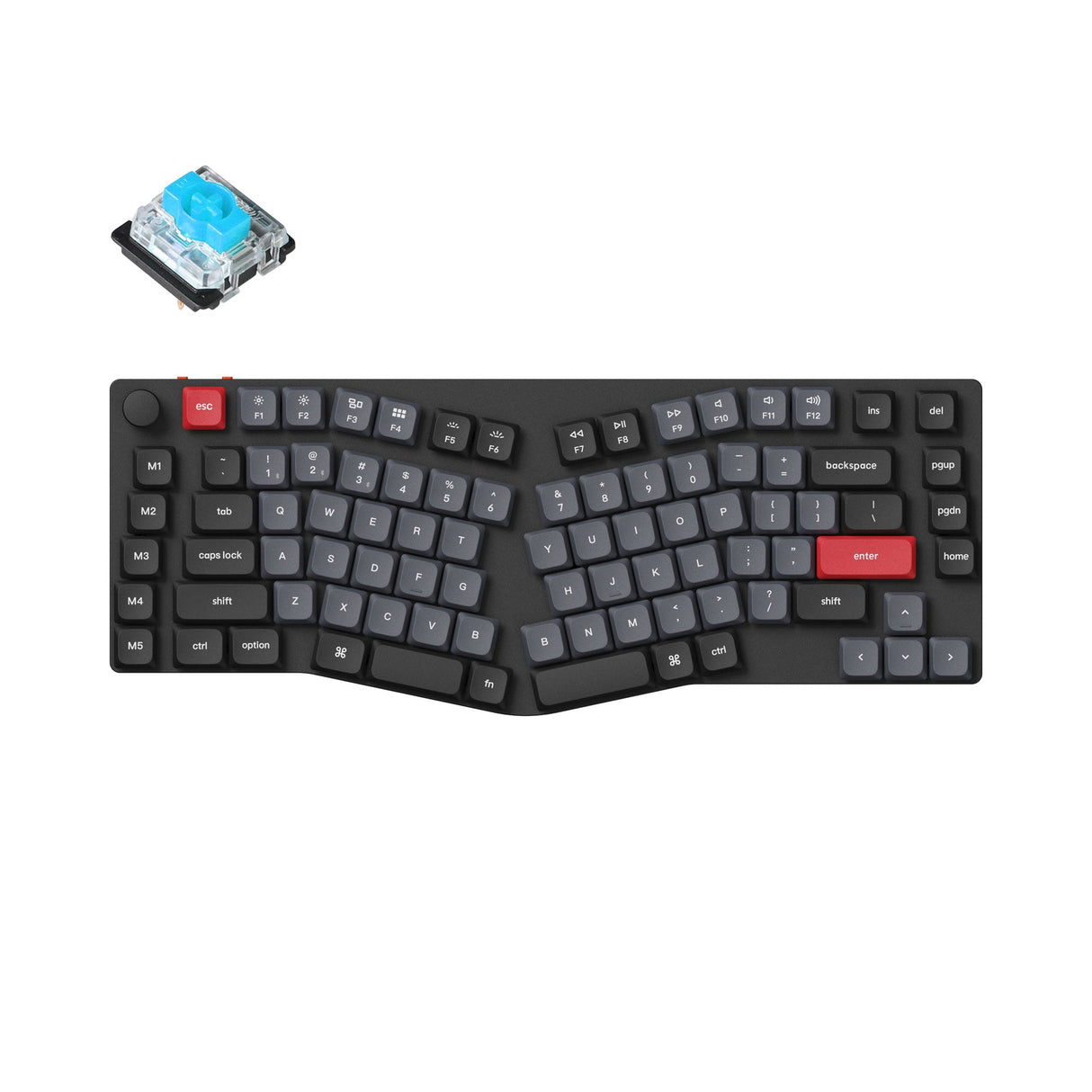 Keychron K15 Pro (Alice Layout) QMK/VIA Wireless Custom Mechanical Keyboard