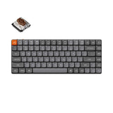 Keychron K3 Max QMK VIA Wireless Custom Mechanical Keyboard 75% Layout Fully Assembled for Mac Windows Linux Gateron Low Profile Brown