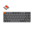 Keychron K3 Max QMK VIA Wireless Custom Mechanical Keyboard 75% Layout Fully Assembled for Mac Windows Linux Gateron Low Profile Red