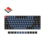 Keychron K3 Pro QMK/VIA ultra-slim custom mechanical keyboard 75 percent layout for Mac Windows Linux low-profile Gateron red ISO UK layout