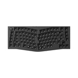 Keychron Q10 Max QMK/VIA Wireless Custom Mechanical Keyboard 75% Alice Layout Aluminum Black for Mac Windows Linux Barebone Knob
