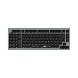 Keychron Q12 QMK VIA southpaw custom mechanical keyboard 96 percent full aluminum frame for Mac Window Linux barebone ISO grey