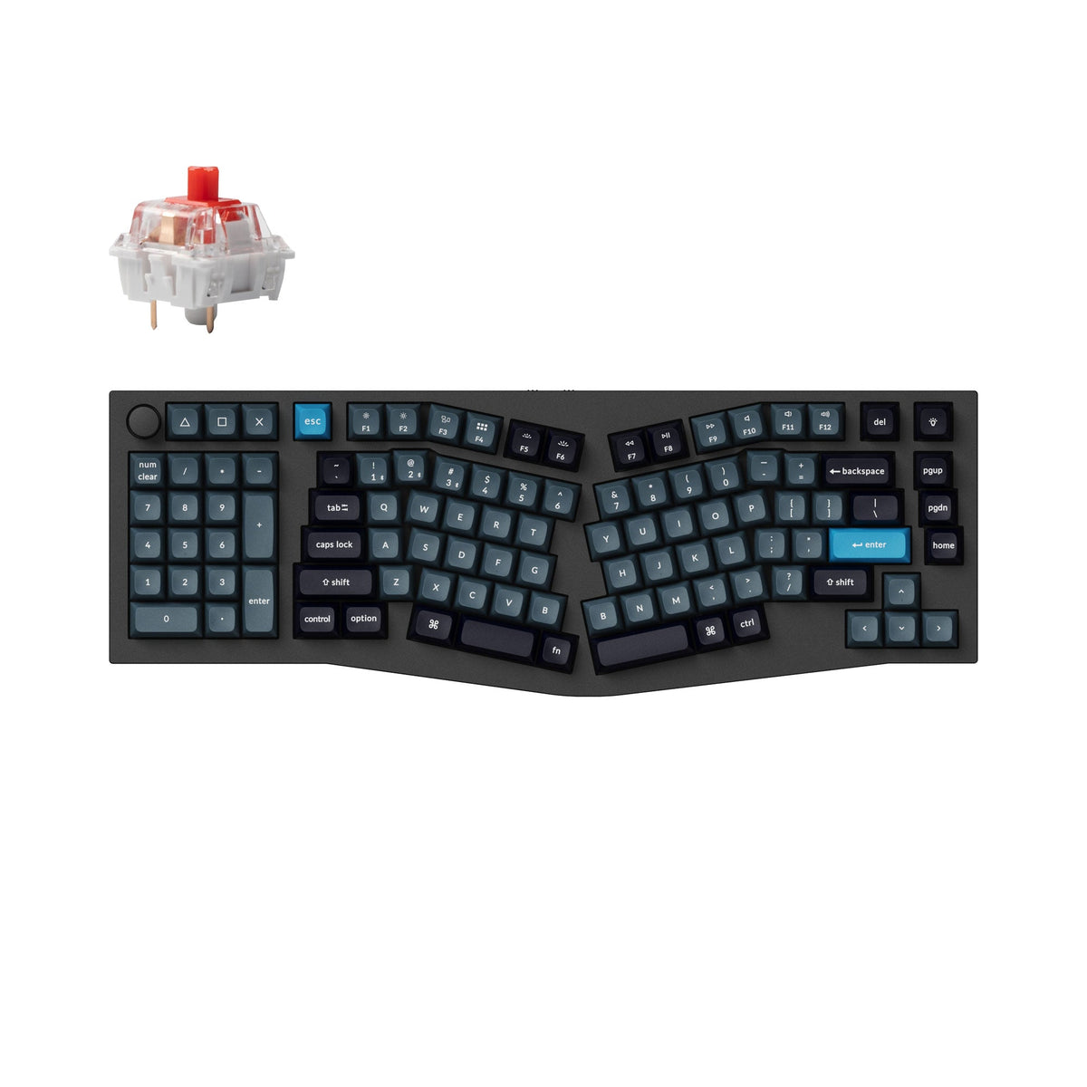 Keychron Q14 Pro (Alice Layout) QMK/VIA Wireless Custom Mechanical Key ...