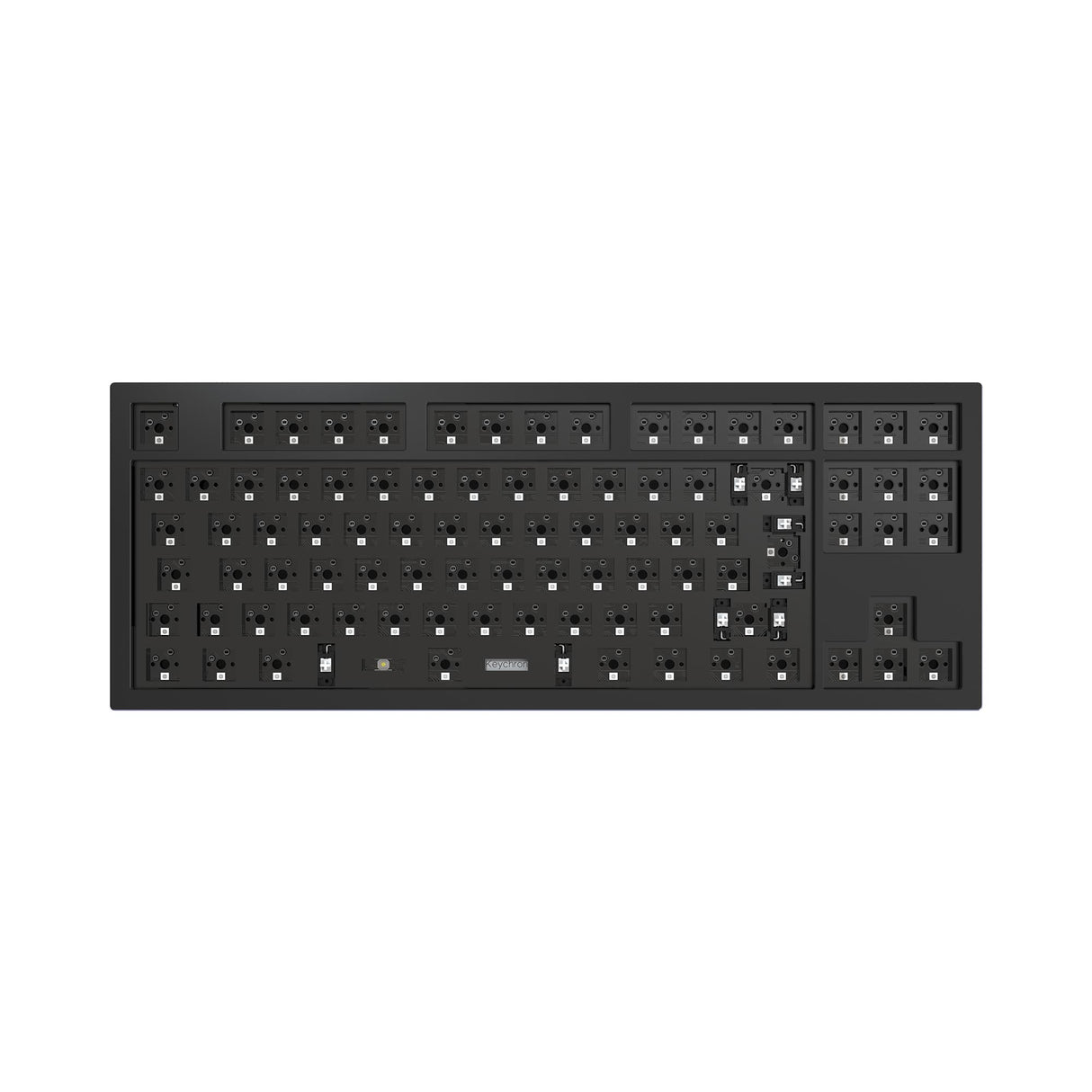 Keychron Q3 QMK VIA mechanical keyboard barebone version ISO carbon black