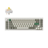 Keychron Q65 Max QMK VIA Wireless Custom Mechanical Keyboard white 65 Percent Layout for Mac Windows Linux Gateron Jupiter Banana