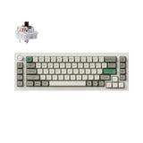 Keychron Q65 Max QMK VIA Wireless Custom Mechanical Keyboard white 65 Percent Layout for Mac Windows Linux Gateron Jupiter Brown