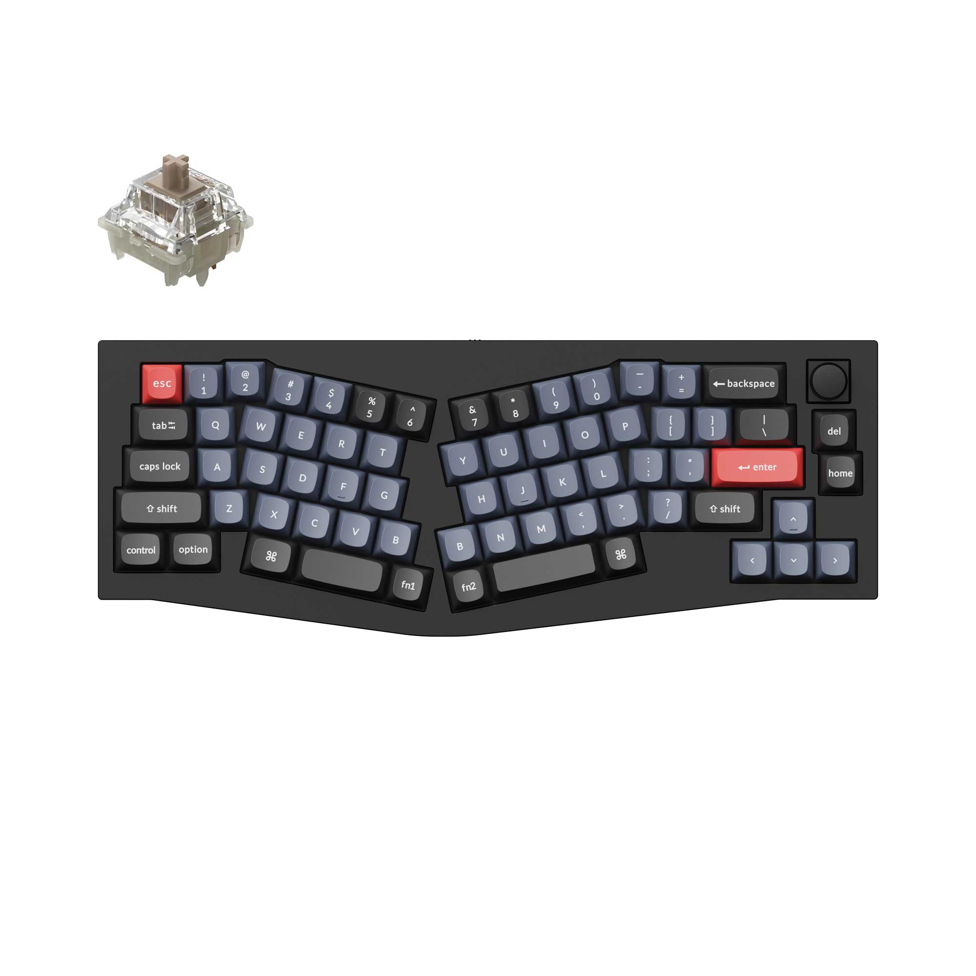 公式の店舗 QMK Layout) (Alice Q8 Keychron Custom Keyboard Mechanical Keyboard