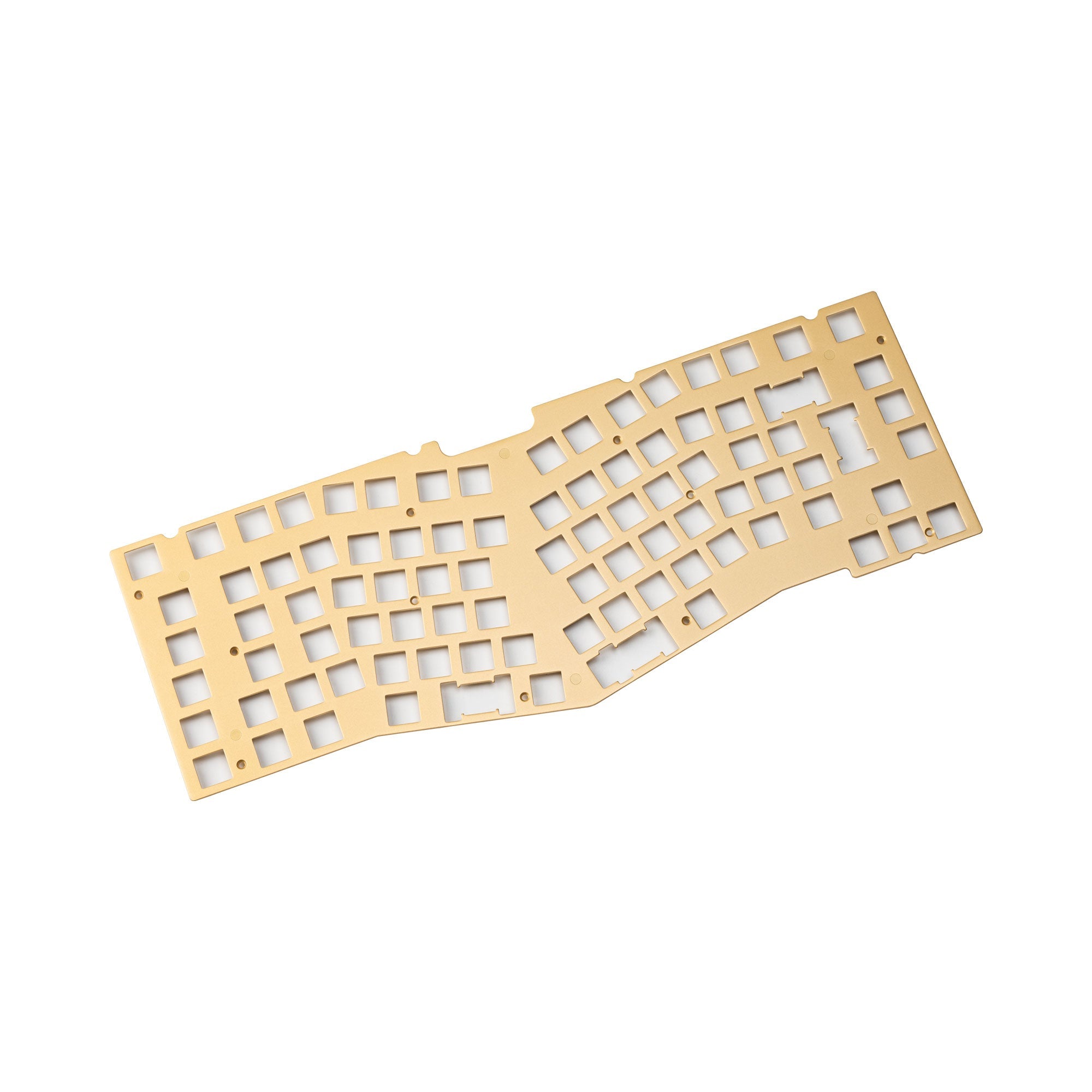 Keychron V10 Keyboard ISO Layout Brass Plate