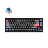 Keychron V2 Custom Mechanical Keyboard black 65 percent layout with Keychron K Pro switch blue