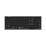 Keychron V5 QMK VIA custom mechanical keyboard 96 percent layout frosted black for Mac Windows iOS RGB backlight hot swappable barebone