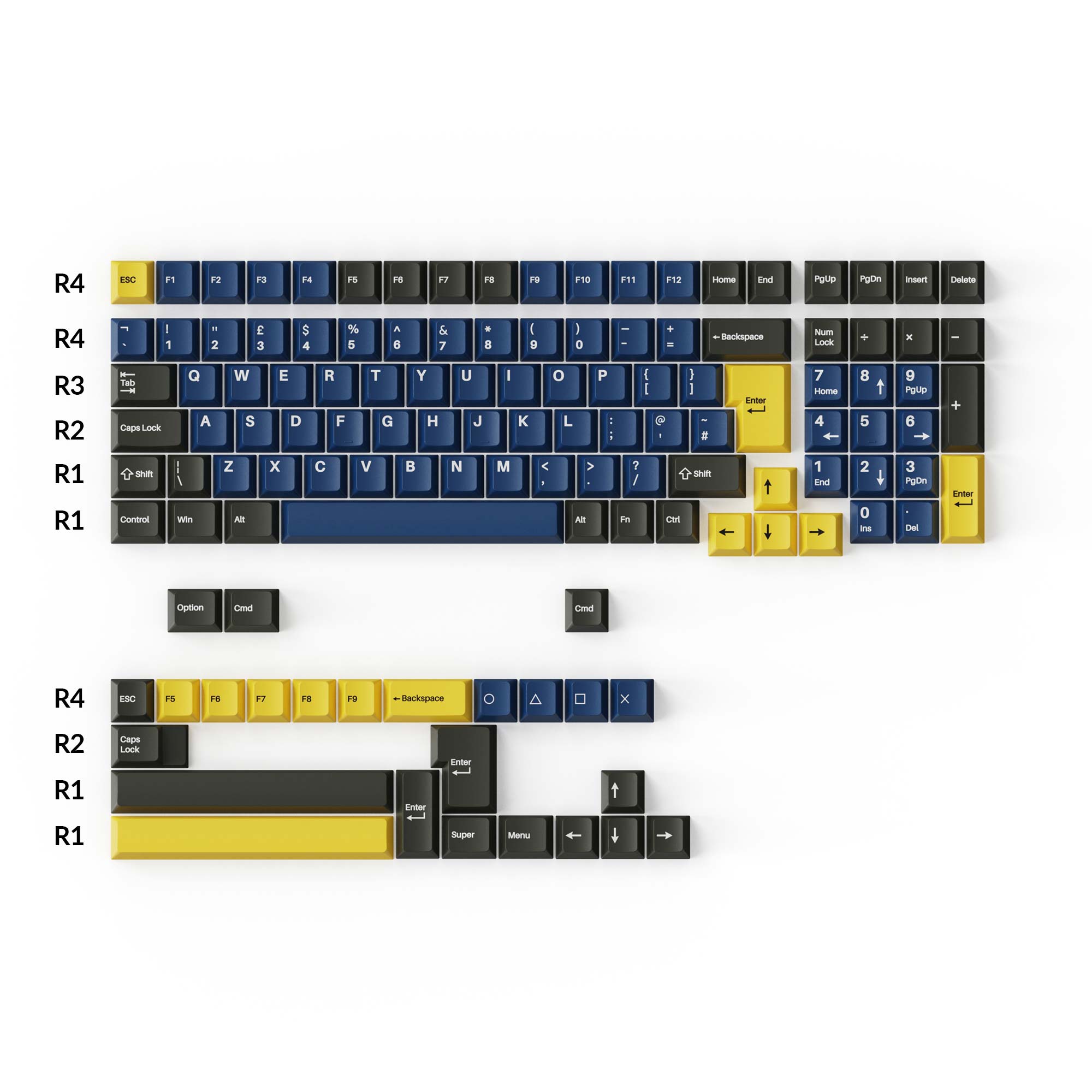 Key Cap Layouts Examples Customize Your Keychron V3