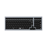 Keychron Q5 QMK VIA custom mechanical keyboard ISO layout UK DE FR IT ES Nordic 96 percent layout full aluminum frame for Mac Windows Linux barebone grey