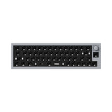 Keychron Q9 QMK/VIA custom mechanical keyboard knob version 40 percent layout full aluminum body for Mac Windows Linux barebone frame grey