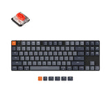 keychron k1 se ultra slim wireless mechanical keyboard low profile gateron switch red white backlight for mac windows